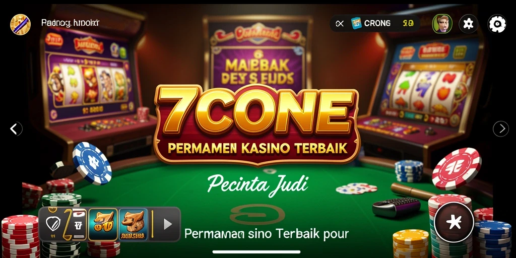 Tampilan menarik gameplay kasino di 7CONE.