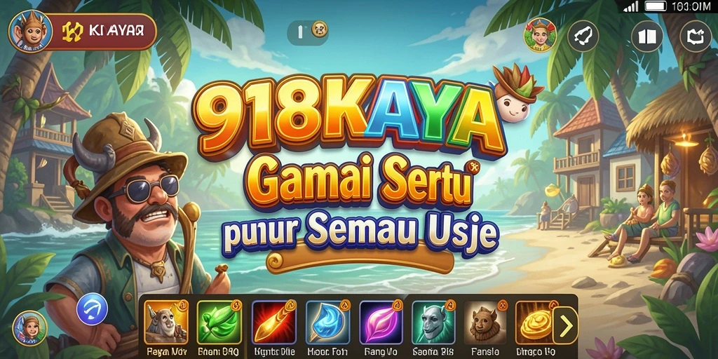 Screenshot gameplay seru dari 918KAYA dengan tampilan menarik.