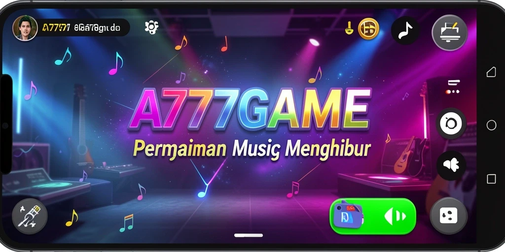 Tampilan gameplay A777GAME yang menarik dan penuh warna.