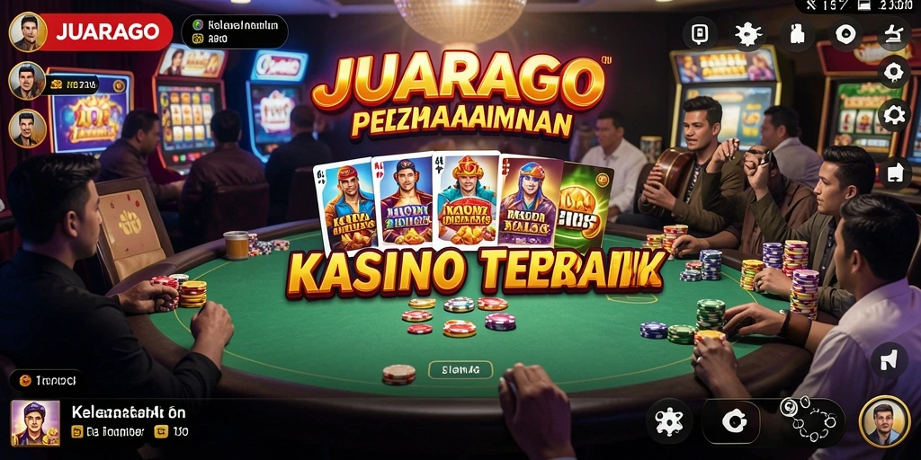 Screenshot JUARAGO menampilkan aksi bermain Kasino yang mengasyikkan.