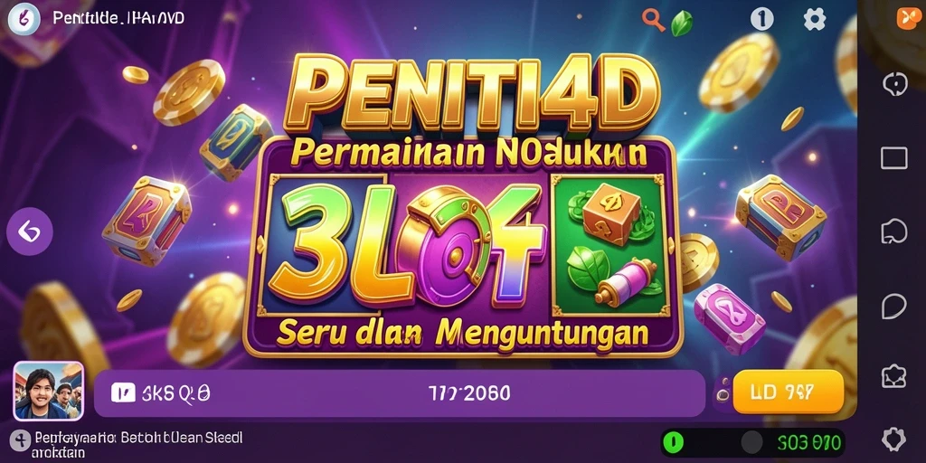 Screenshot gameplay menunjukkan keseruan permainan Slot PENITI4D.
