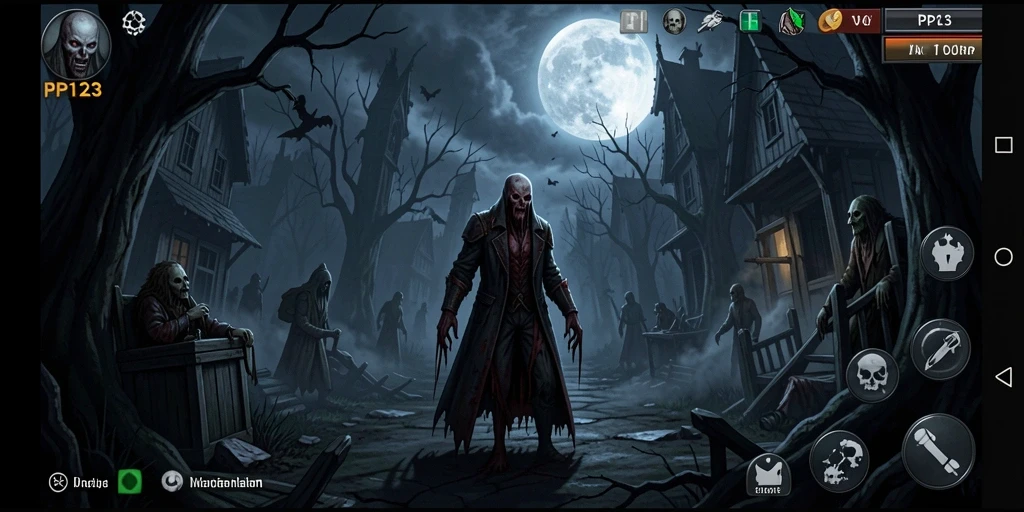 Tangkapan layar gameplay PP123 menampilkan kengerian yang mencekam.