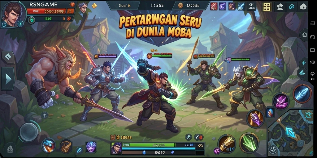 Gameplay RSNGAME yang mendebarkan dan penuh aksi.