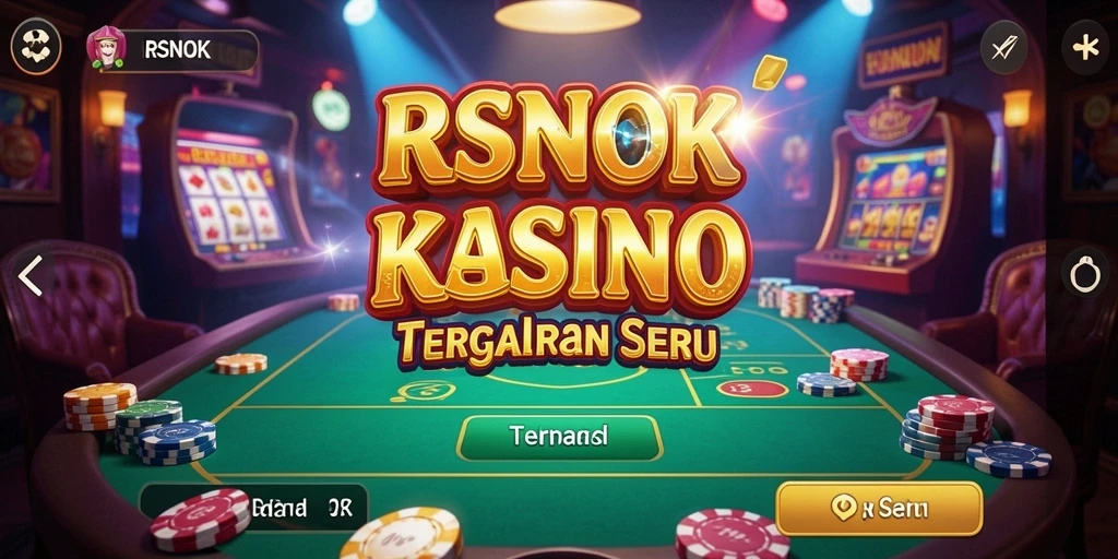 Screenshot gameplay RSNOK menunjukkan berbagai permainan Kasino yang menarik.
