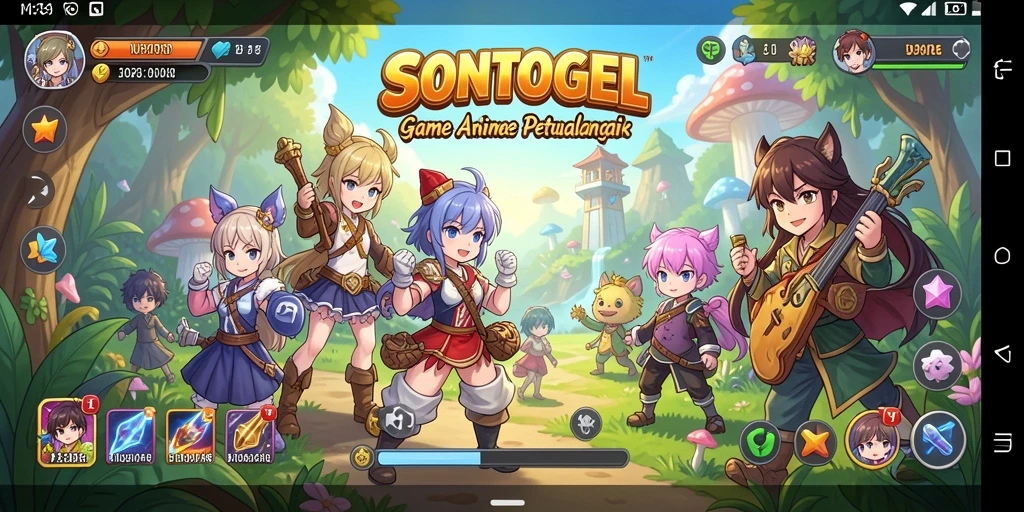 Tampilan gameplay menakjubkan dari game Anime SONTOGEL yang memukau.